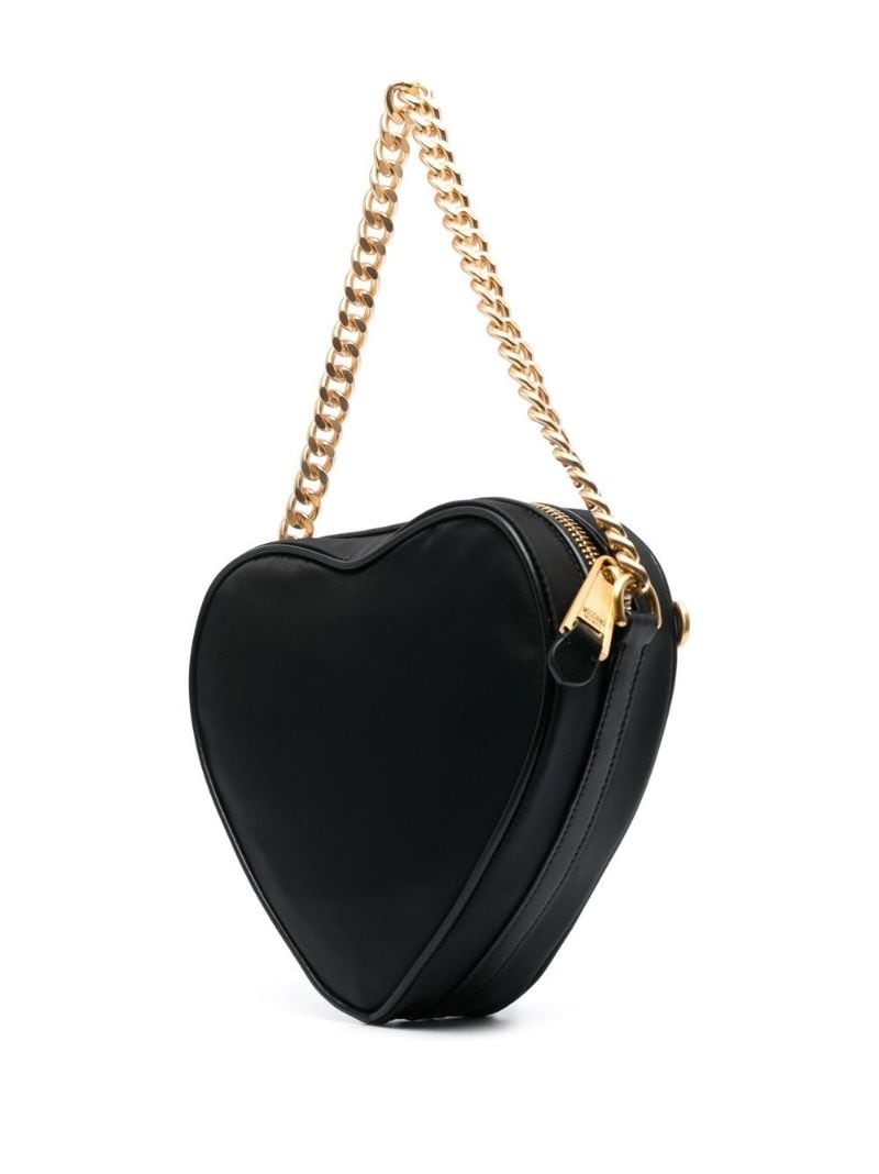 heart-shaped logo tote bag - 3