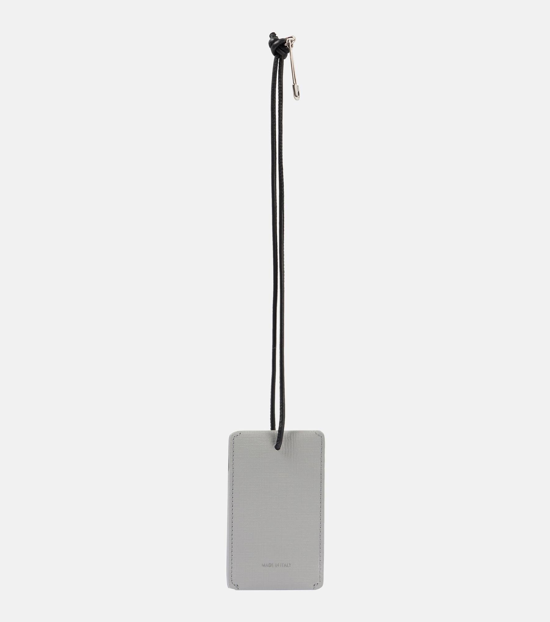 Logo leather luggage tag - 4