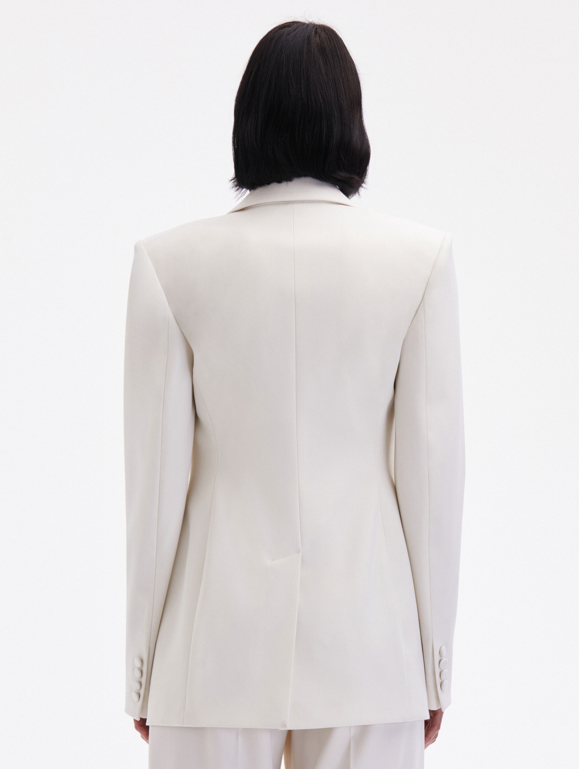 BUTTON DETAIL SINGLE-BREASTED BLAZER - 3