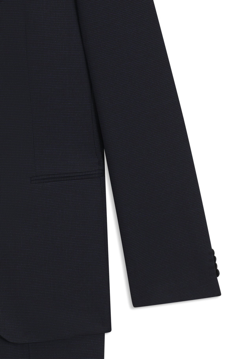EXTRA-SLIM-FIT SUIT IN A MICRO-PATTERN WOOL BLEND 9