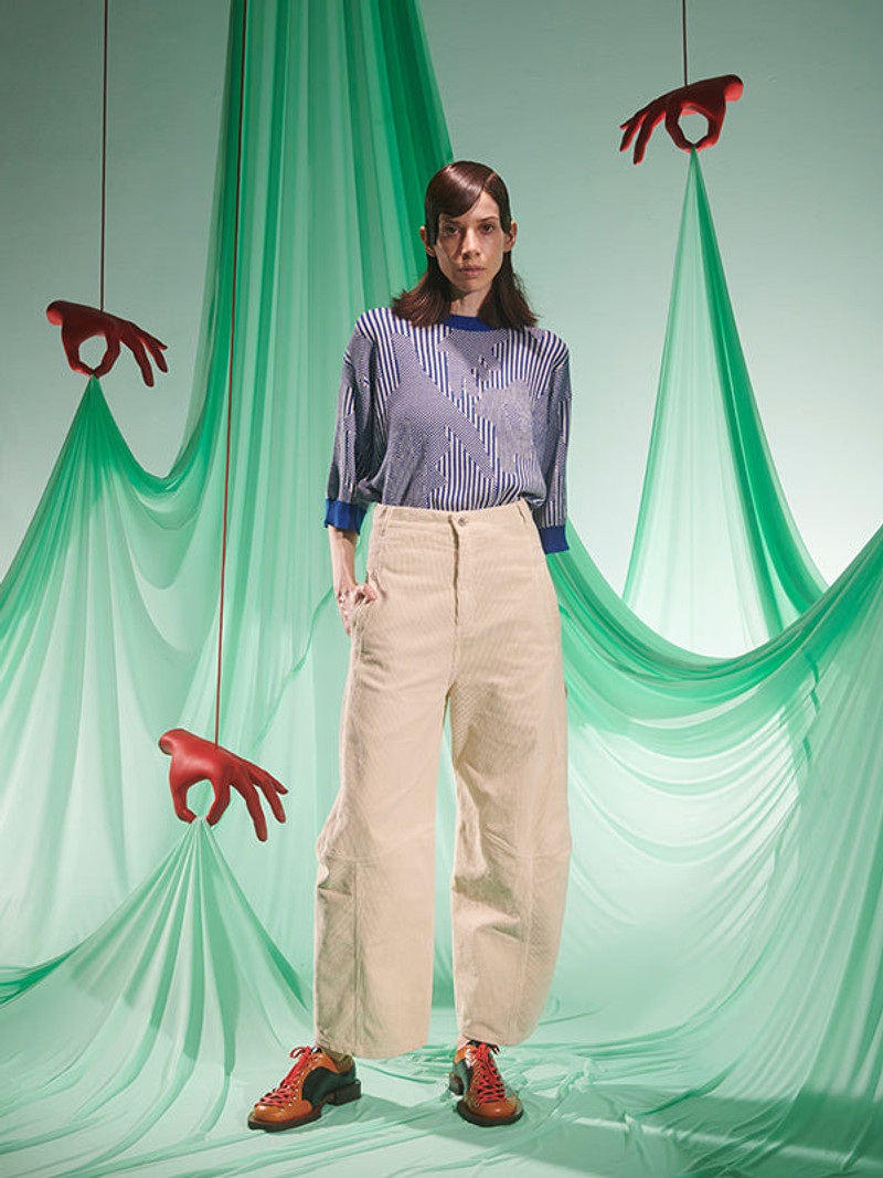 HENRIK VIBSKOV DUSK CORDUROY PANTS - ECRU outlook