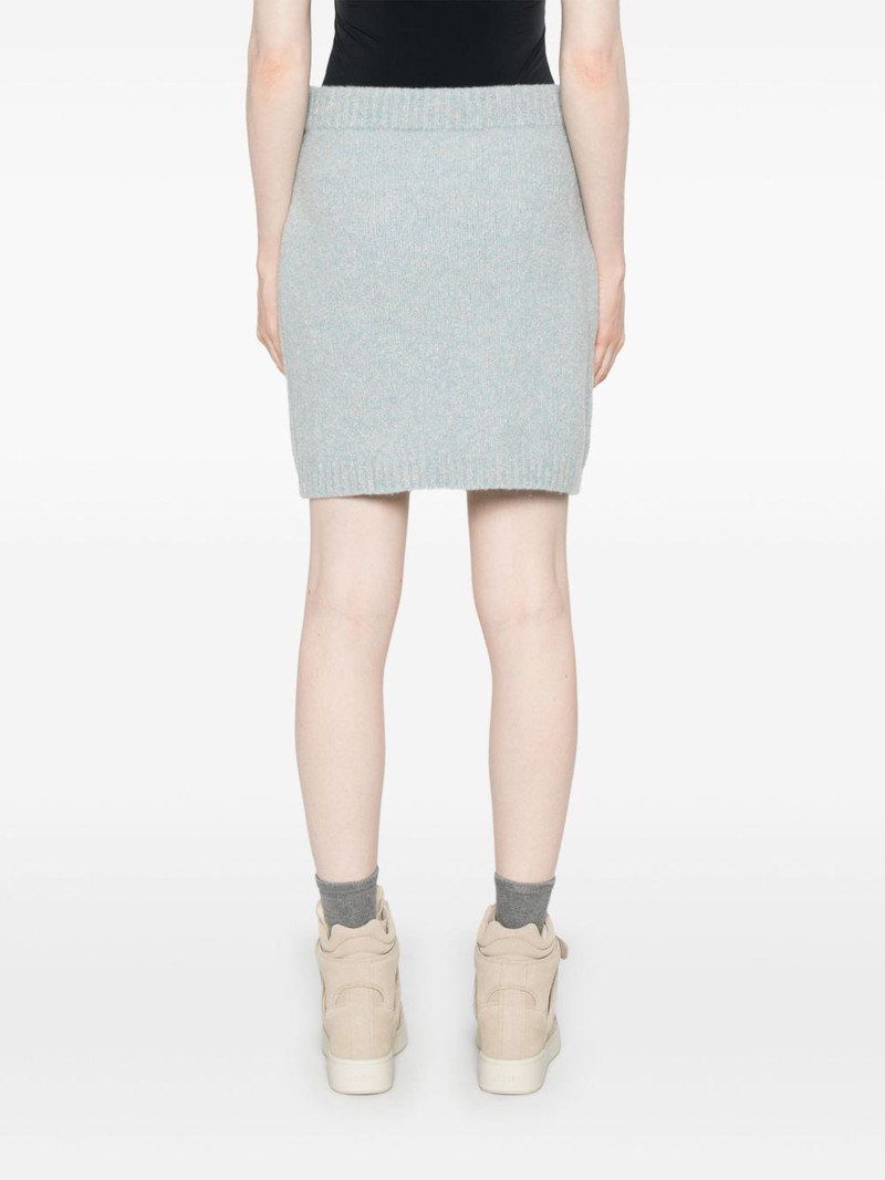 marl-knit mini skirt 4