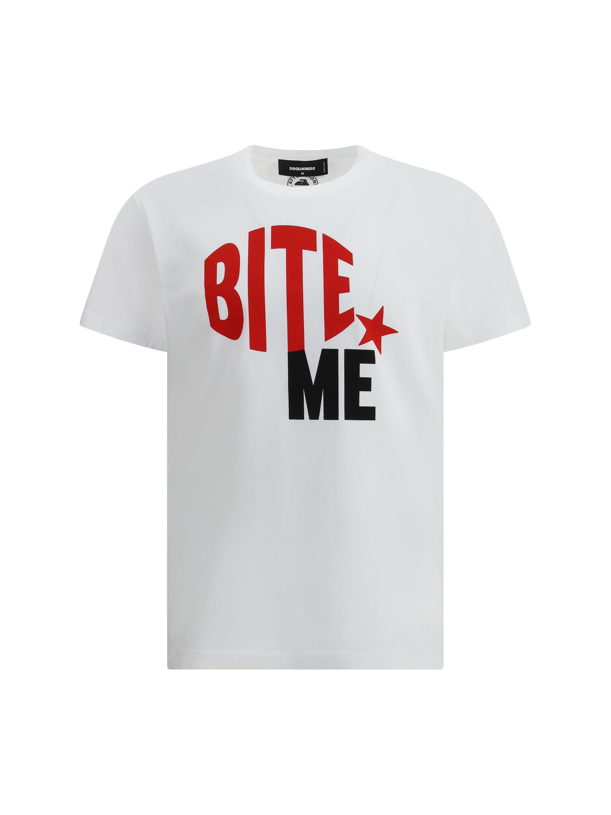 Dsquared2 Men T-Shirt Whit Maxi Print - 1
