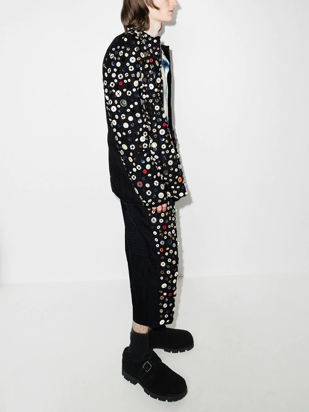Albert button-embellished jacket - 5