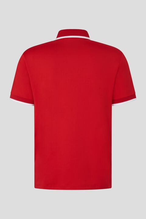 Cody Functional polo shirt in Red - 5