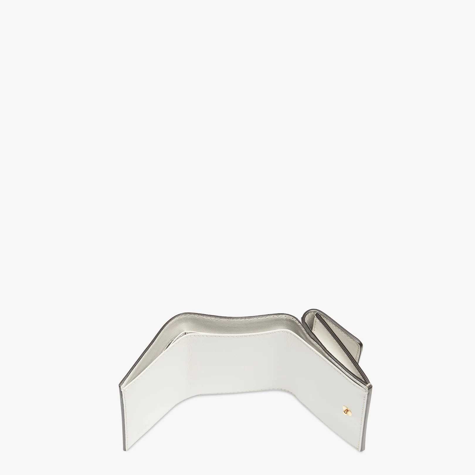 Compact Fendi Roma tri-fold wallet, with large internal compartment for banknotes, three concealed c 4