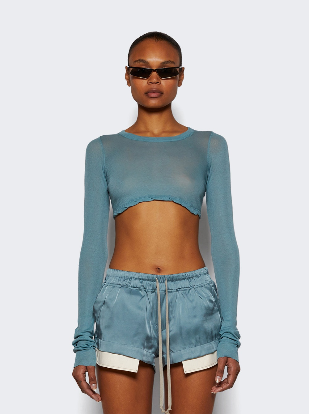 Long Sleeve Crop Top Mouthwash - 2