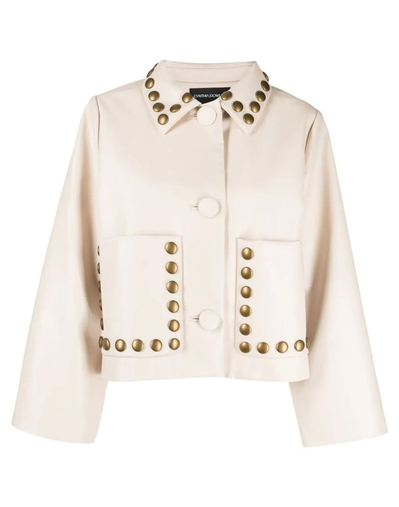 Studded Vegan Leather Jacket 6