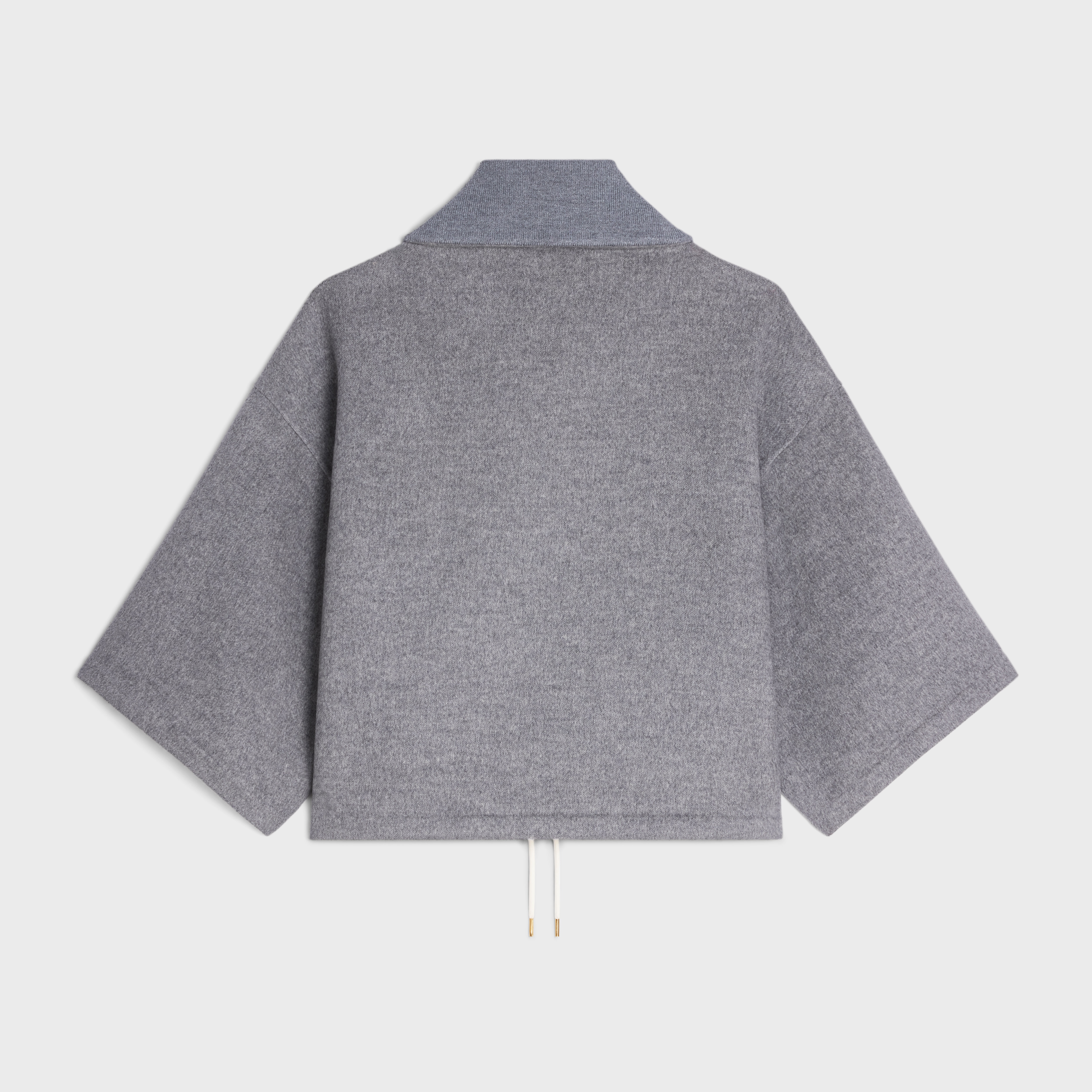 Egg pea jacket in double face cashmere - 2