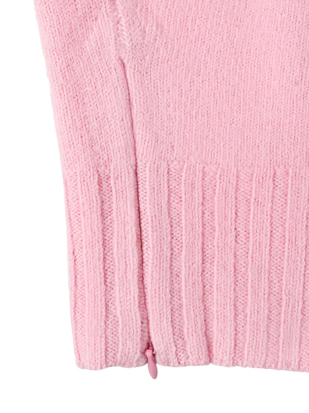 ribbed-detail balaclava - 4