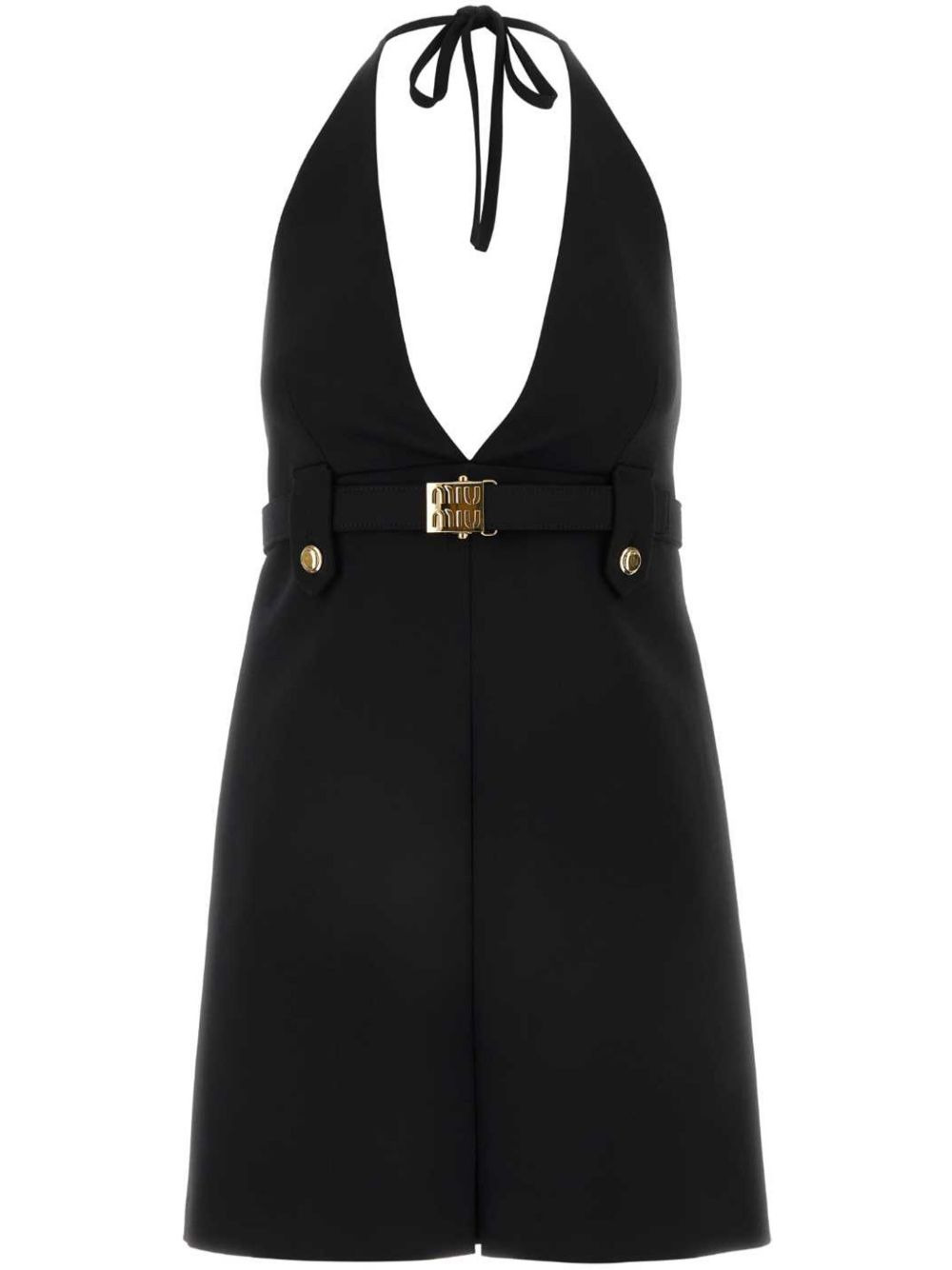 belted minidress - 1