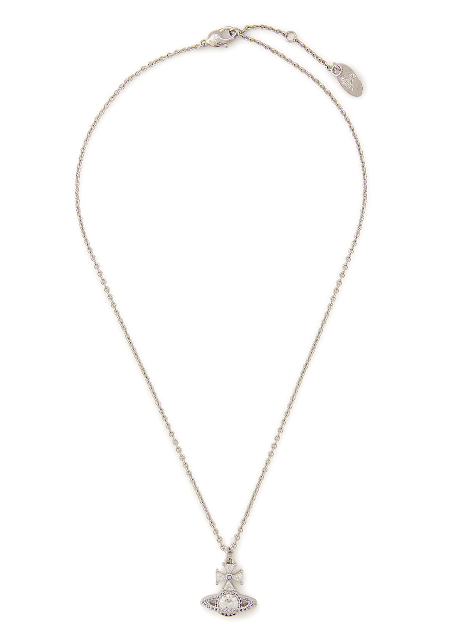 Vivienne Westwood Mila orb Pavé Necklace - 3