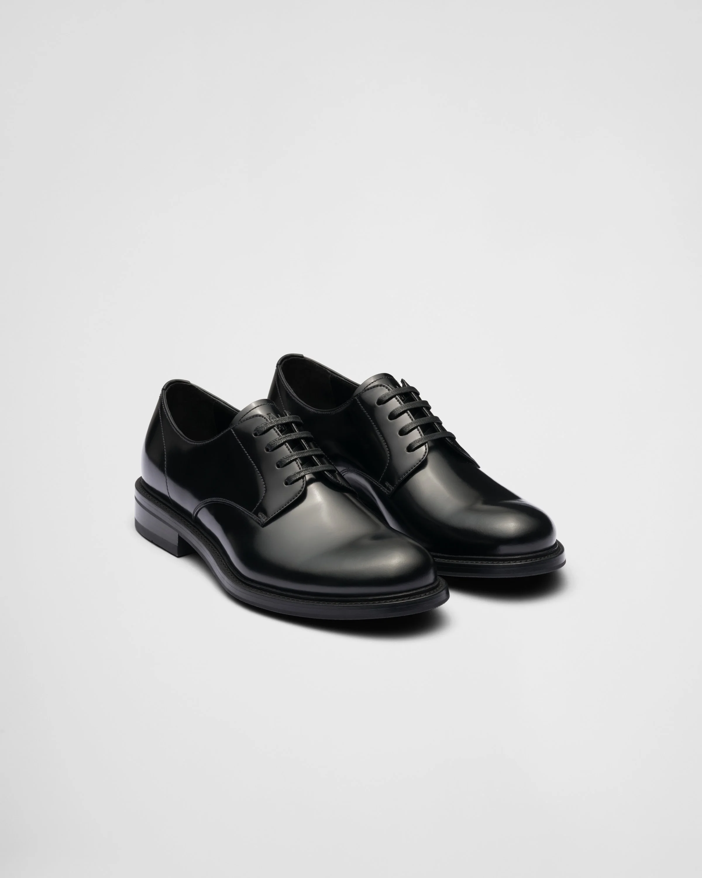 Prada Brushed leather lace-up shoes | REVERSIBLE