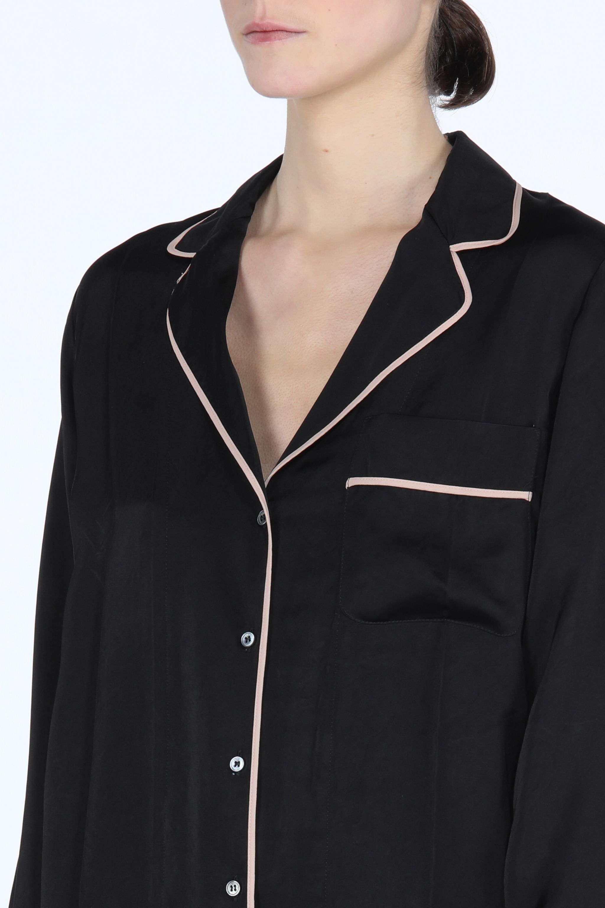 CONTRAST-TRIM SHIRT - 5