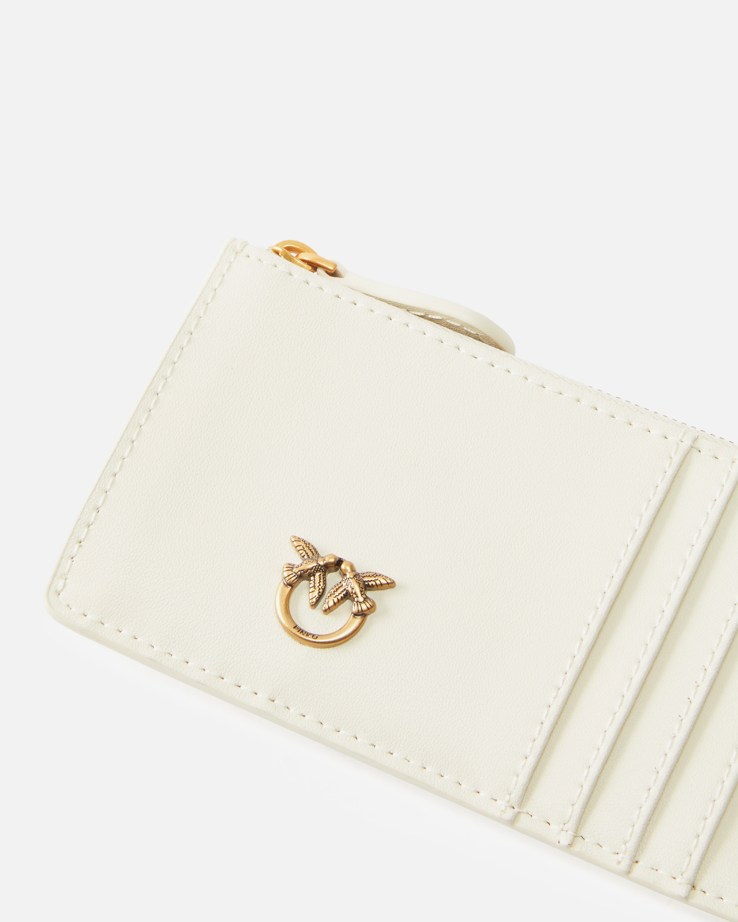 ZIPPED CHEVRON-PATTERNED CARD HOLDER - 4