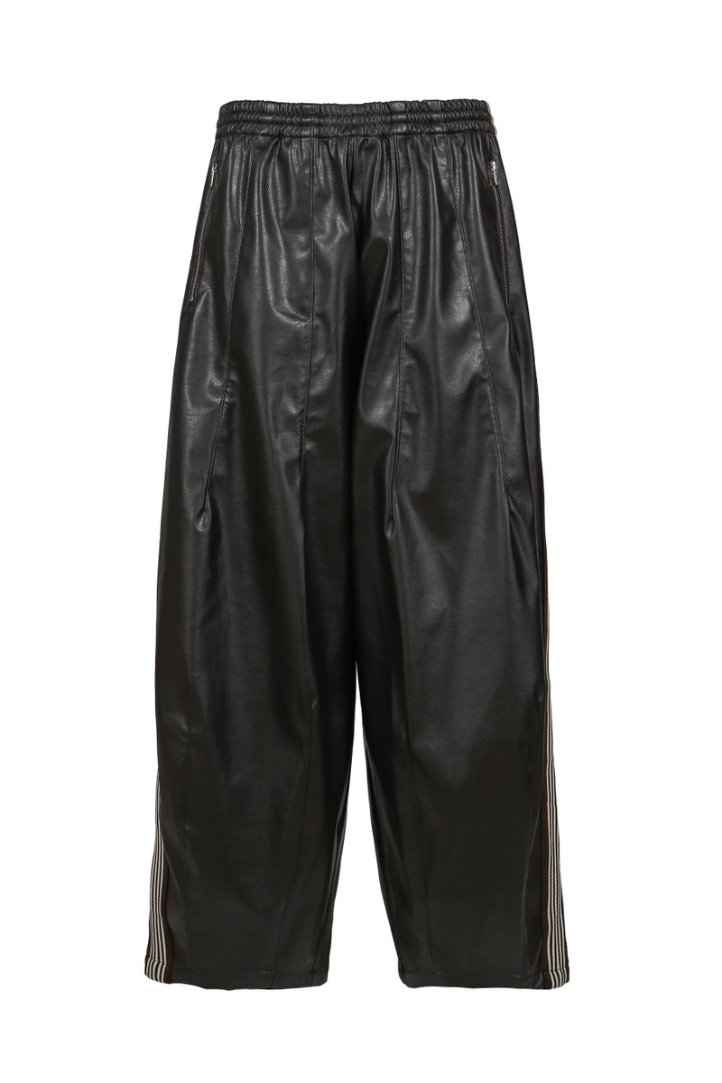 HD TRACK PANT - SYNTHETIC LEATHER (EXCLUSIVE) / DK. BRW 5