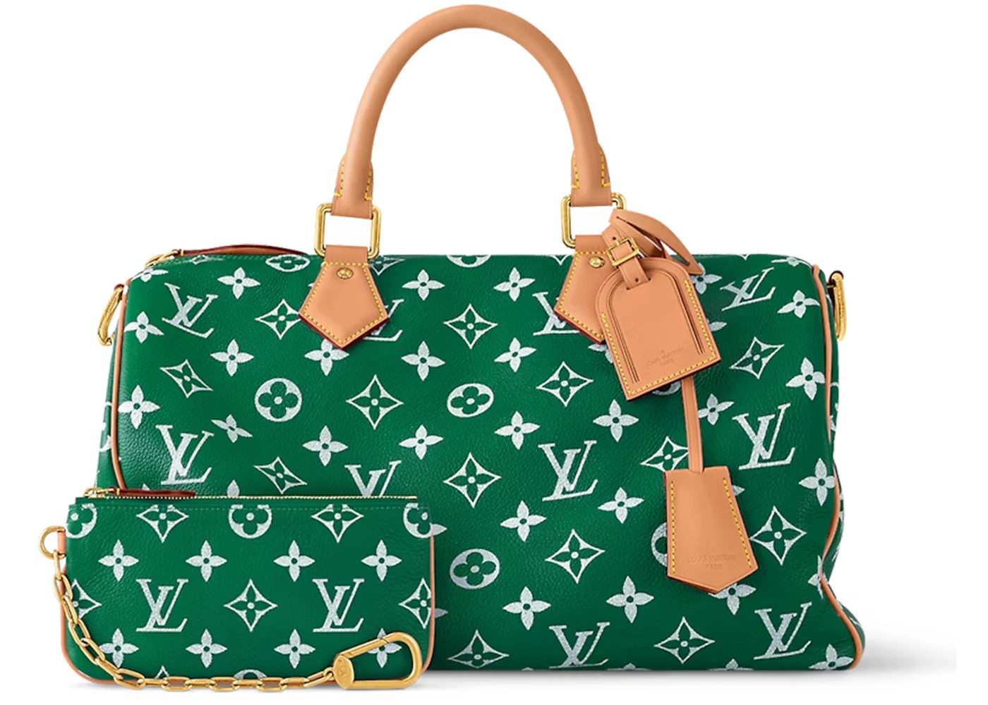 Louis Vuitton Speedy P9 Bandoulière 40 Monogram Leather Green - 4