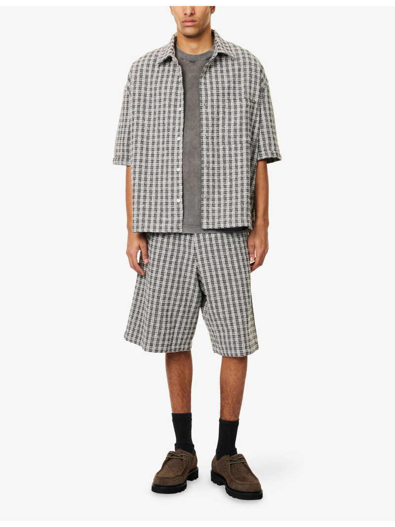 NAHMIAS Jacquard Short-Sleeves Woven Shirt outlook
