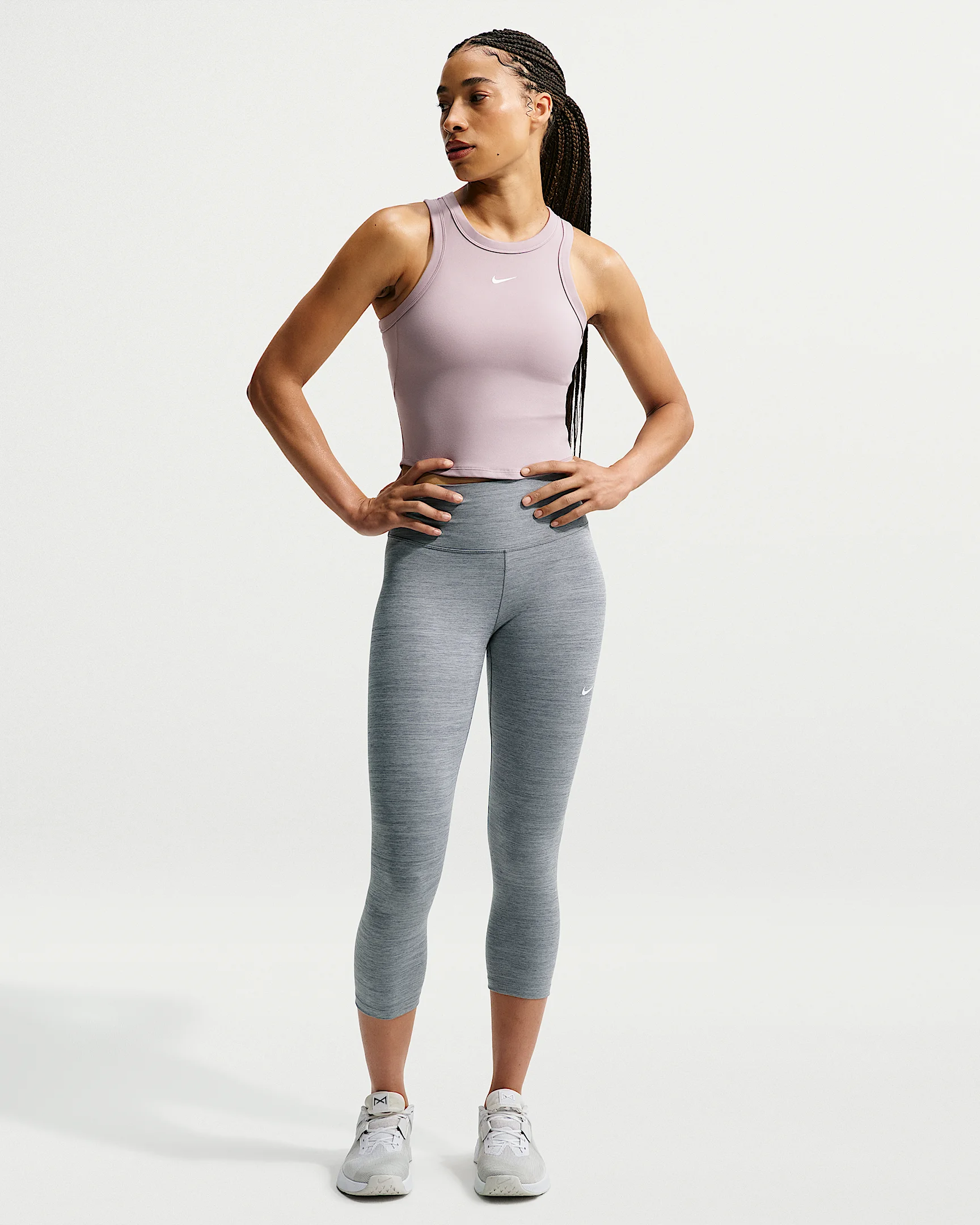Nike One Women's High-Waisted Crop Leggings - 1