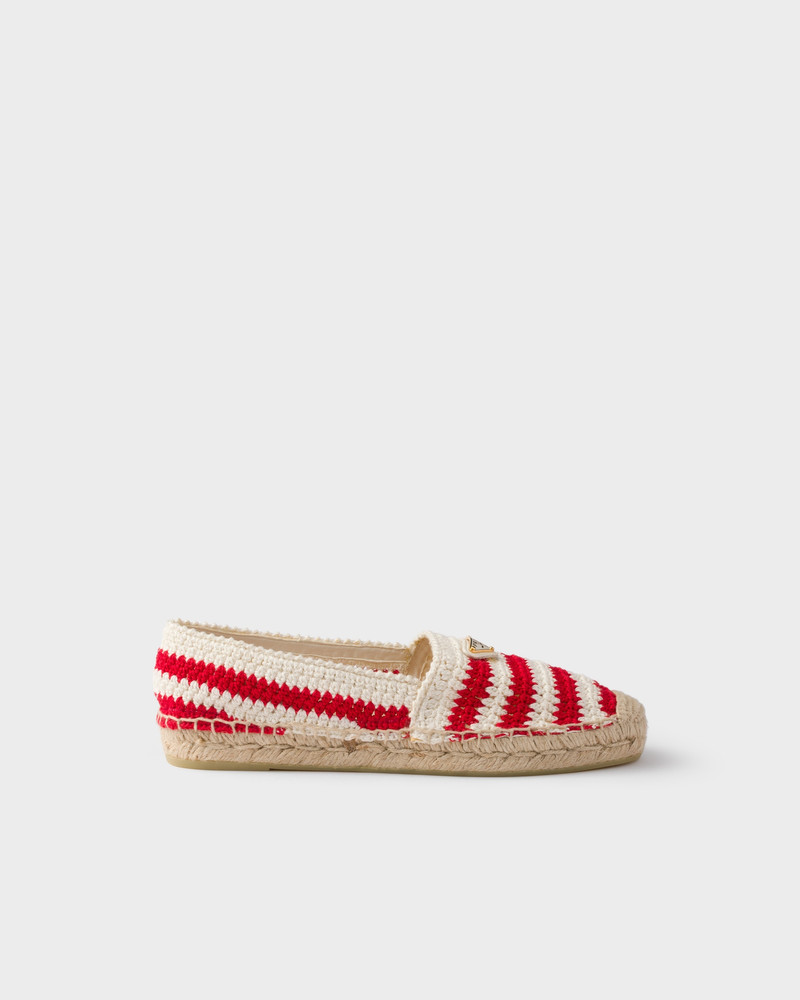 Prada Crochet espadrilles outlook