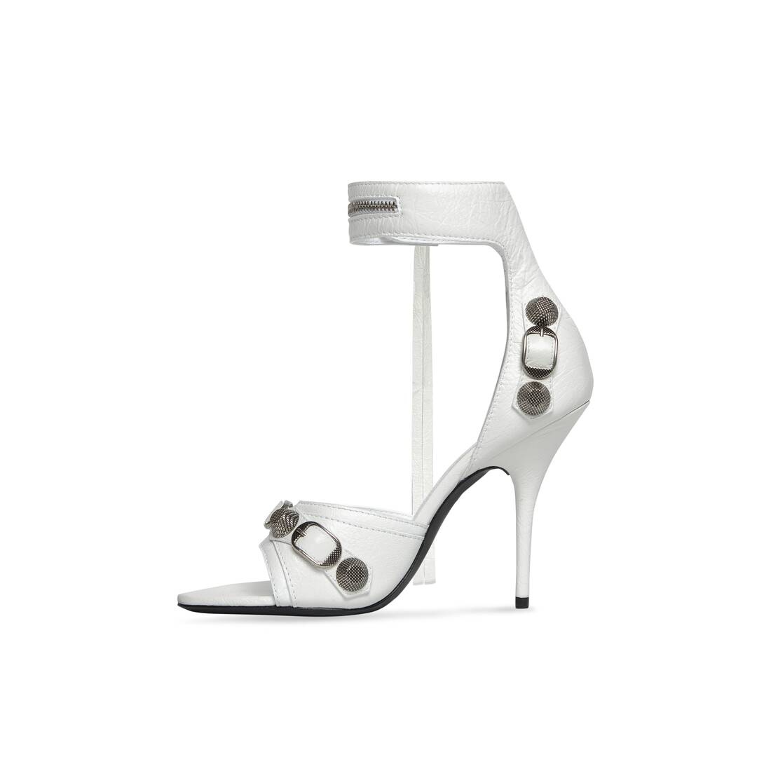 Women's Cagole 110mm Sandal  in Optic White - 4