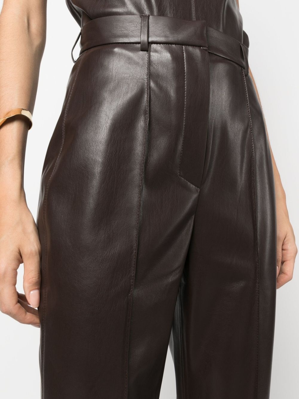 Leena faux-leather trousers - 5