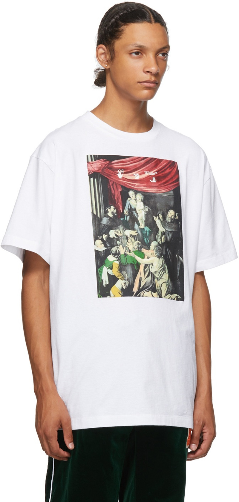 Off-White White Caravaggio Painting T-Shirt outlook