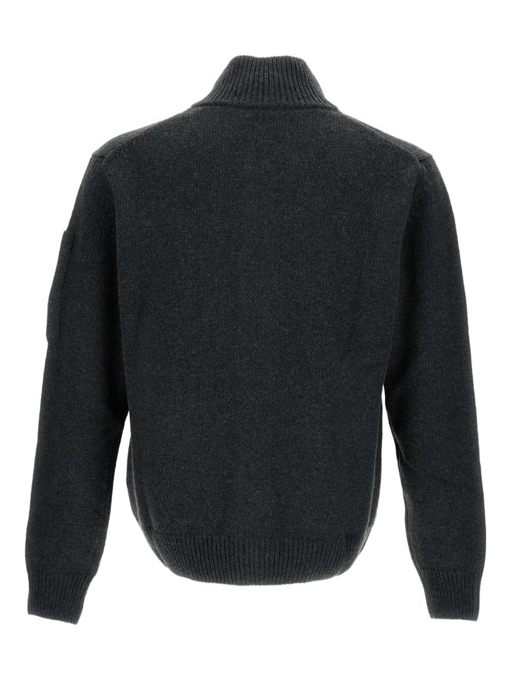 high-neck pocket cardigan - 2