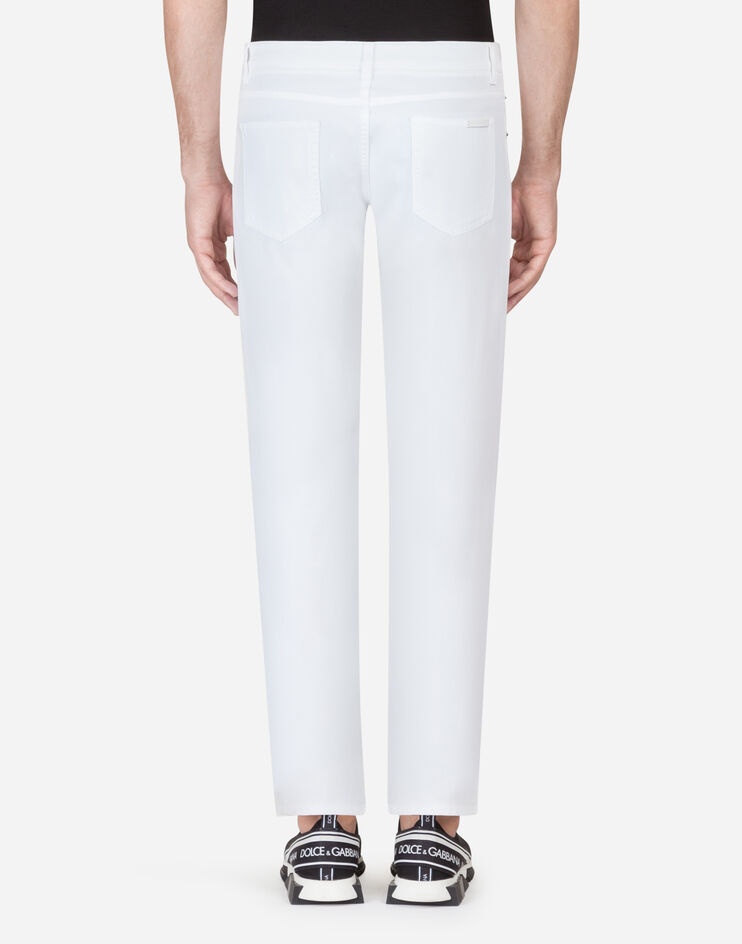 Five pocket trousers in stretch cotton - 2