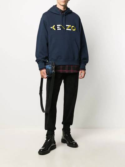 KENZO embroidered logo hoodie outlook