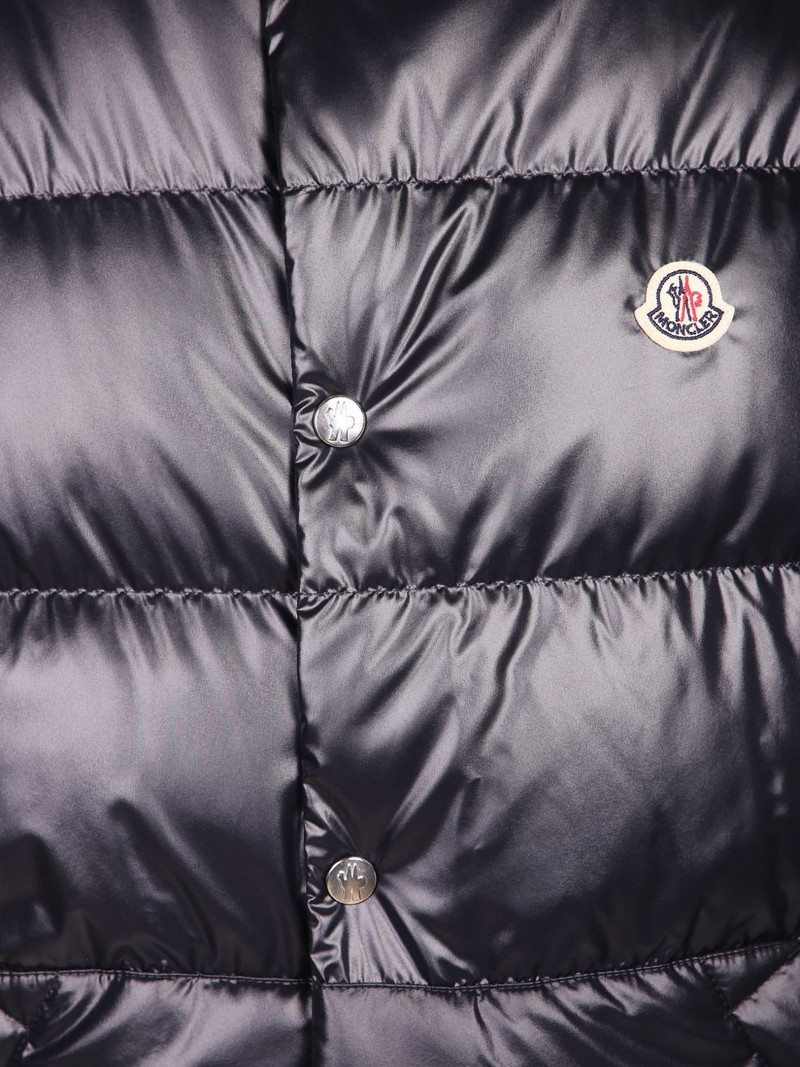 logo-applique quilted gilet 3