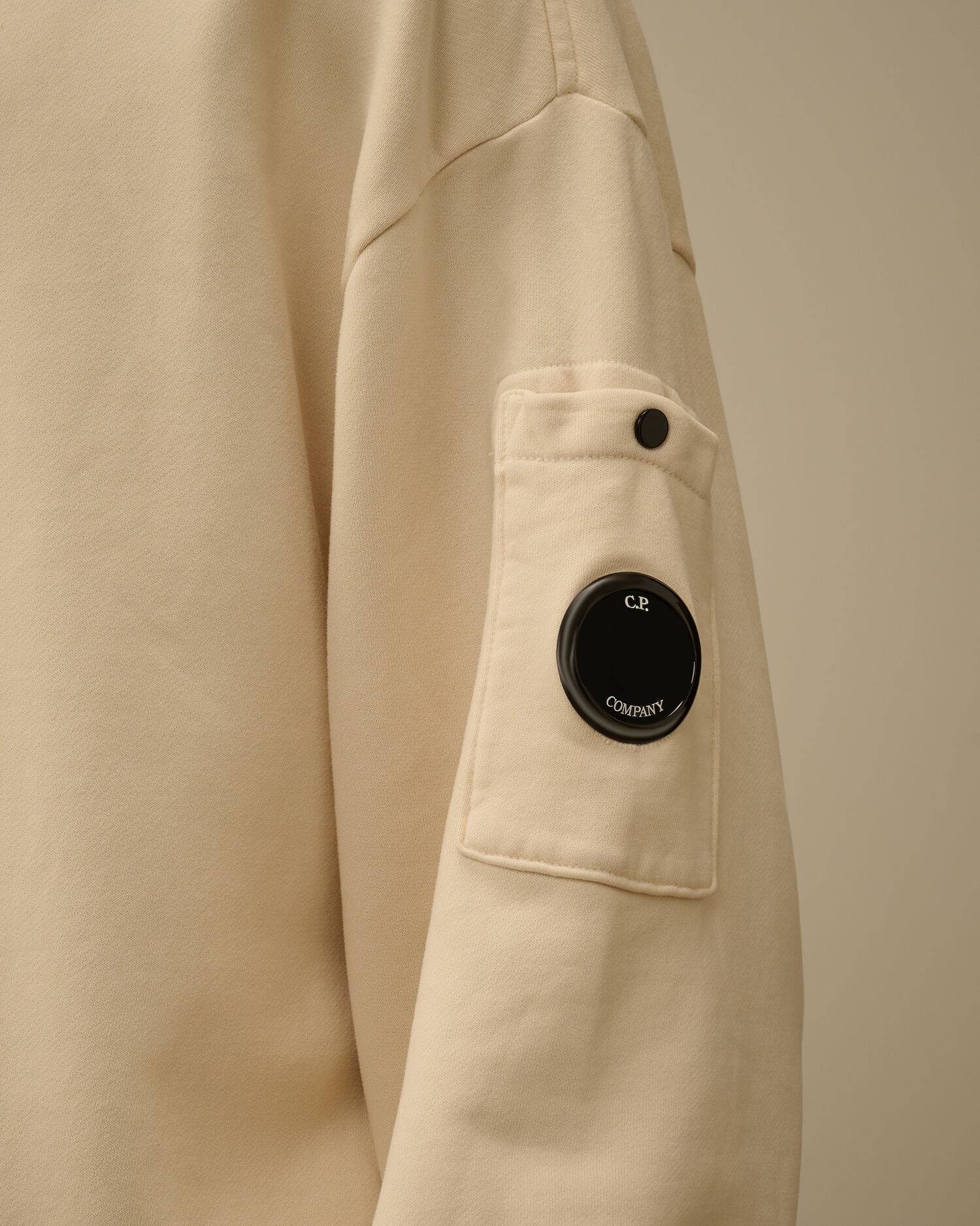 Brushed and Emerized Diagonal Fleece Boxy Hooded Sweatshirt - 5