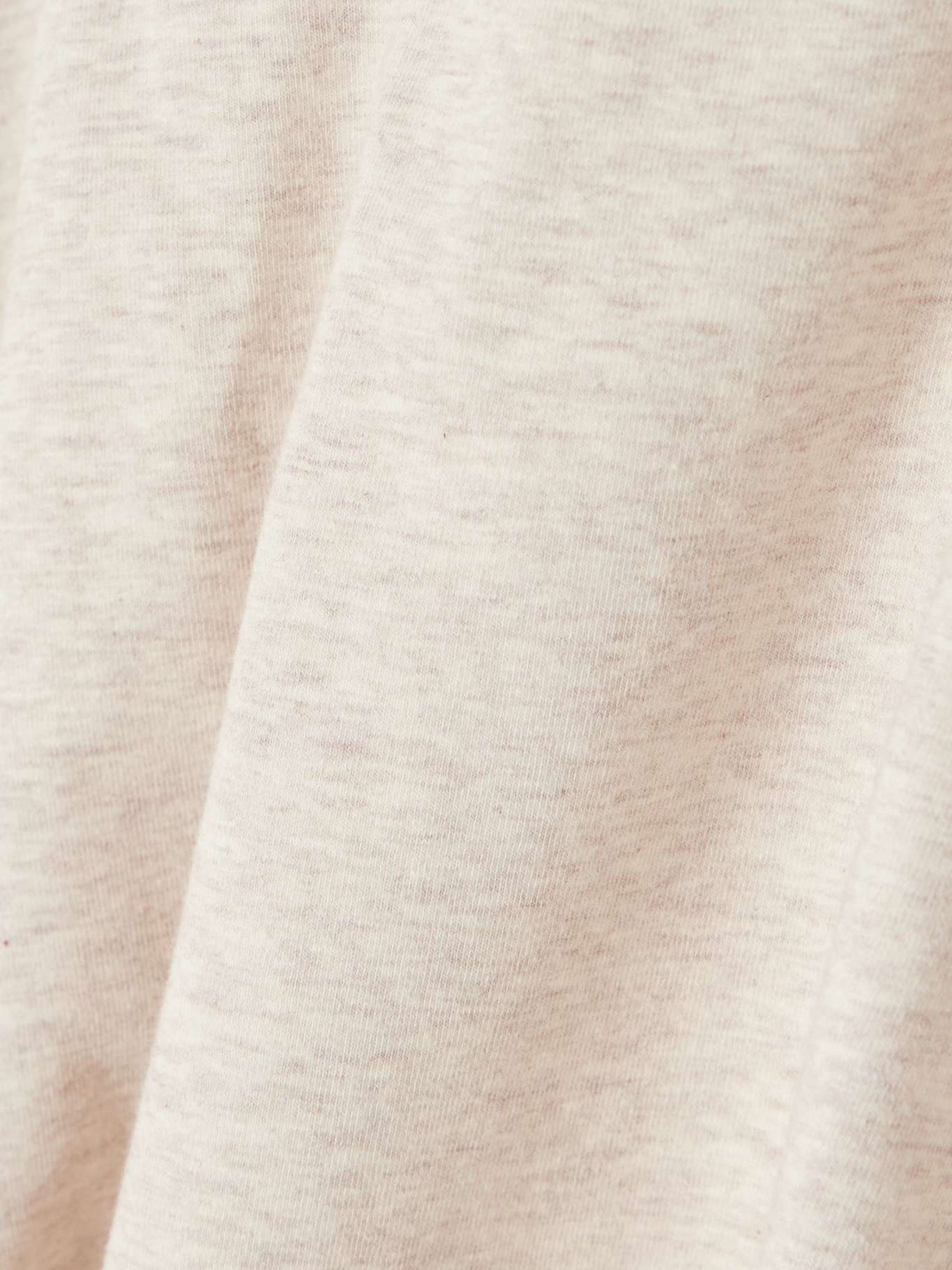 Stretch-cotton jersey T-shirt - Light Heather Gray Beige - 4