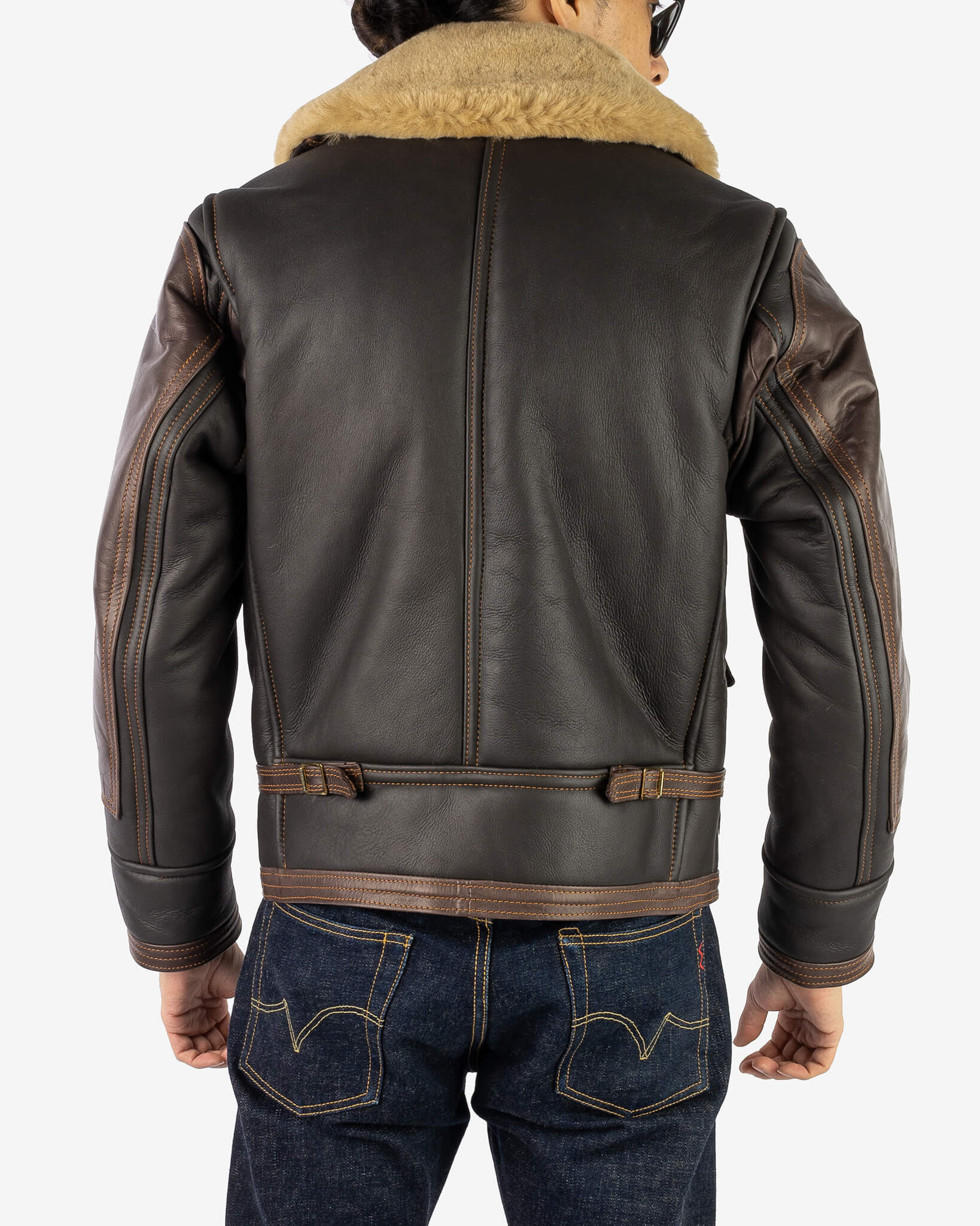 IHSB-ANJ4 Iron Heart x Simmons Bilt Flight Jacket - 3