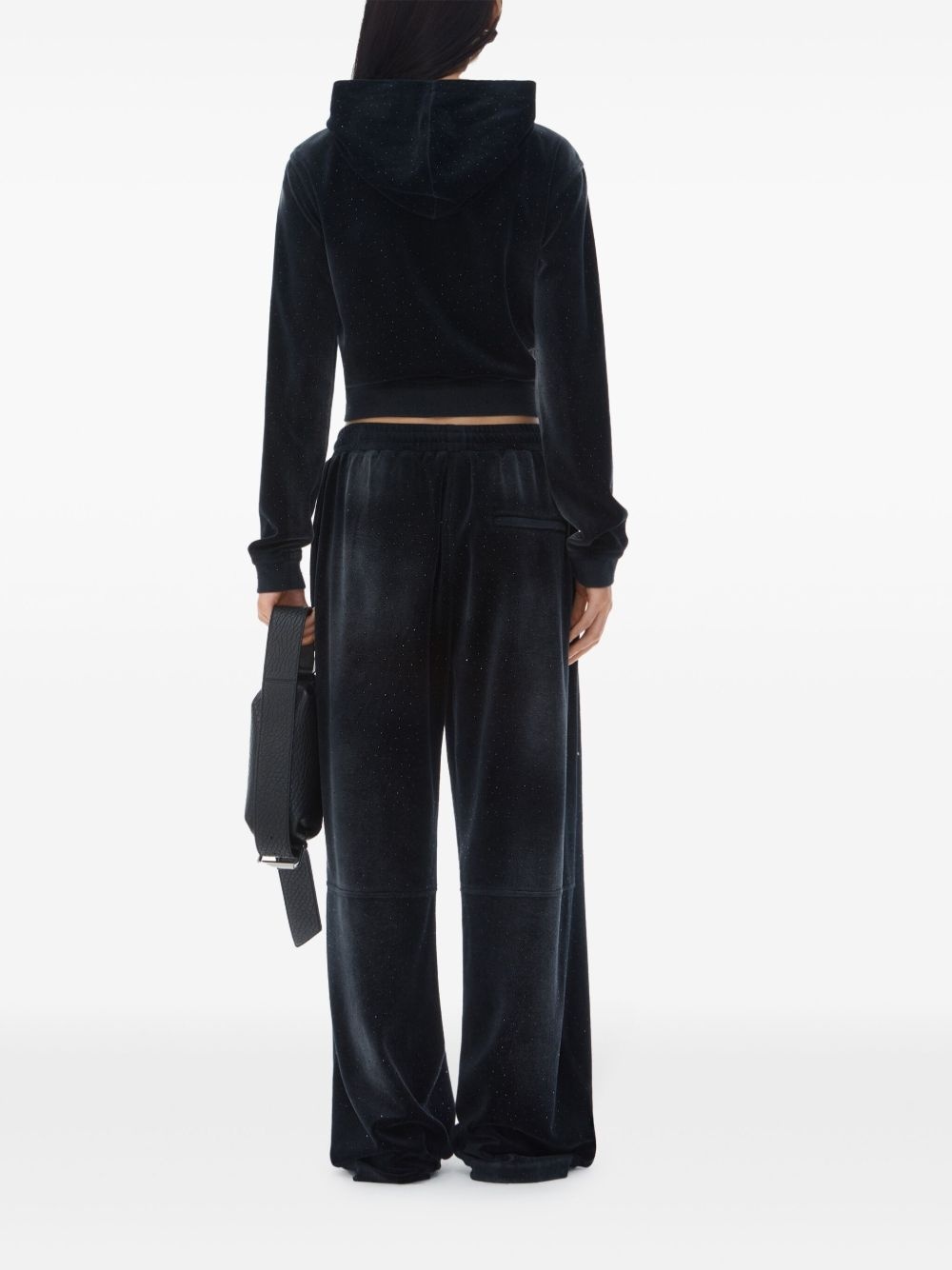 rhinestone-embellished track pants - 3