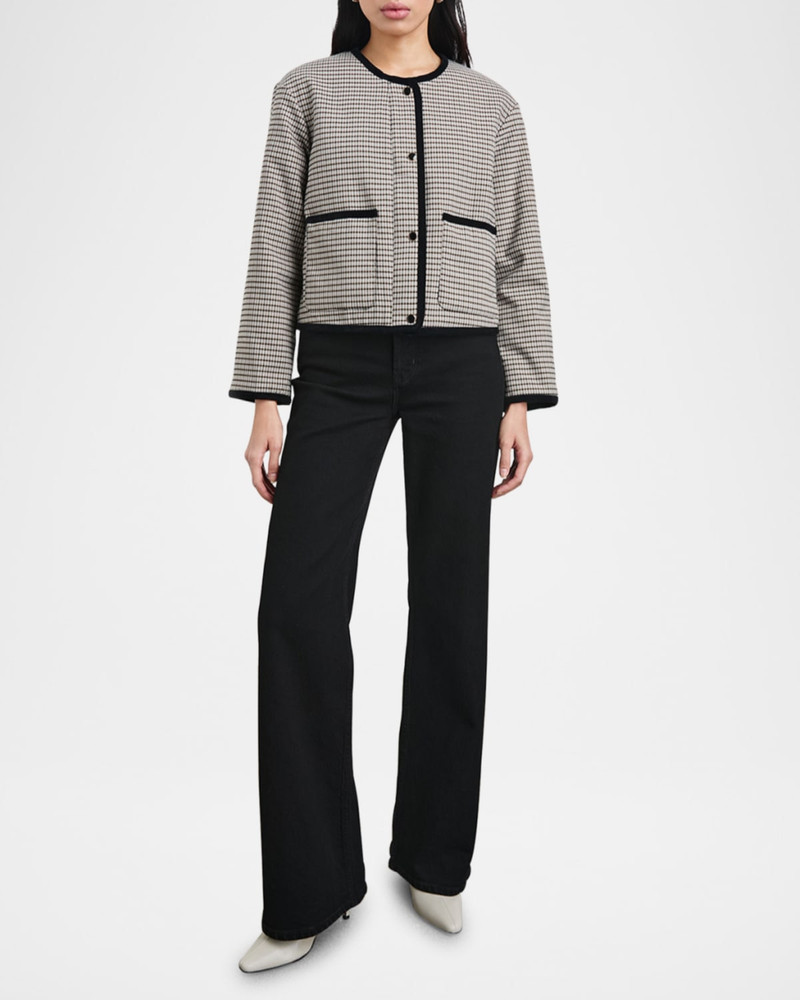 Rails Nota Check Quilted Jacket outlook