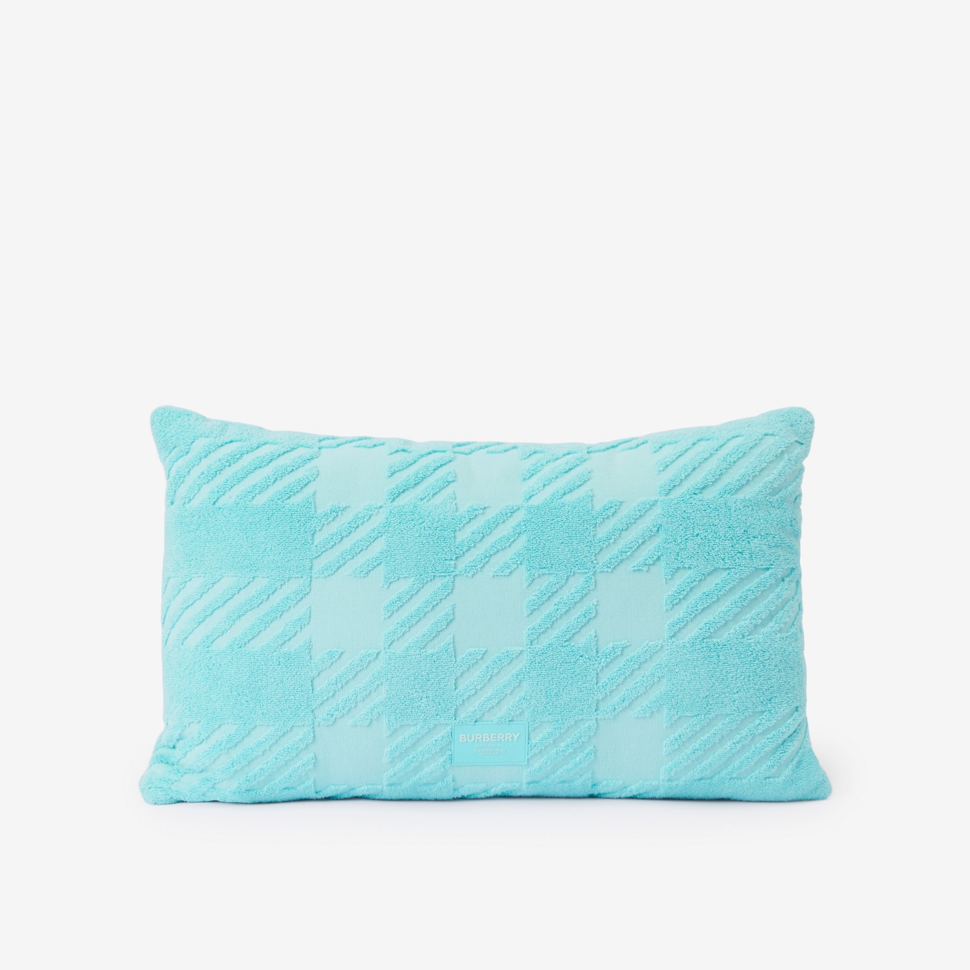 Check Cotton Jacquard Cushion - 1