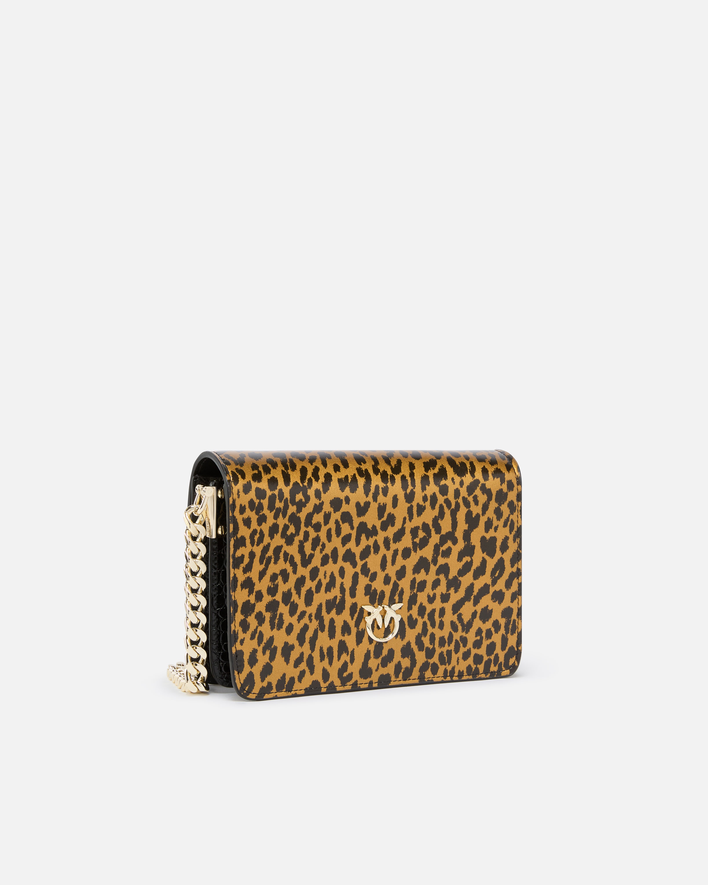 MINI LOVE BAG LEOPARD PRINT CROSSBODY BAG PINKO GALLERIA. - 2