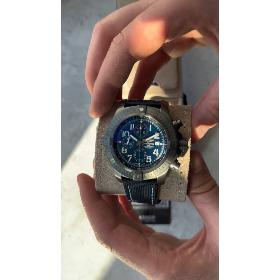 Breitling Avenger Chronograph Automatic Blue Dial Men's Watch A13317101C1X2 - 4