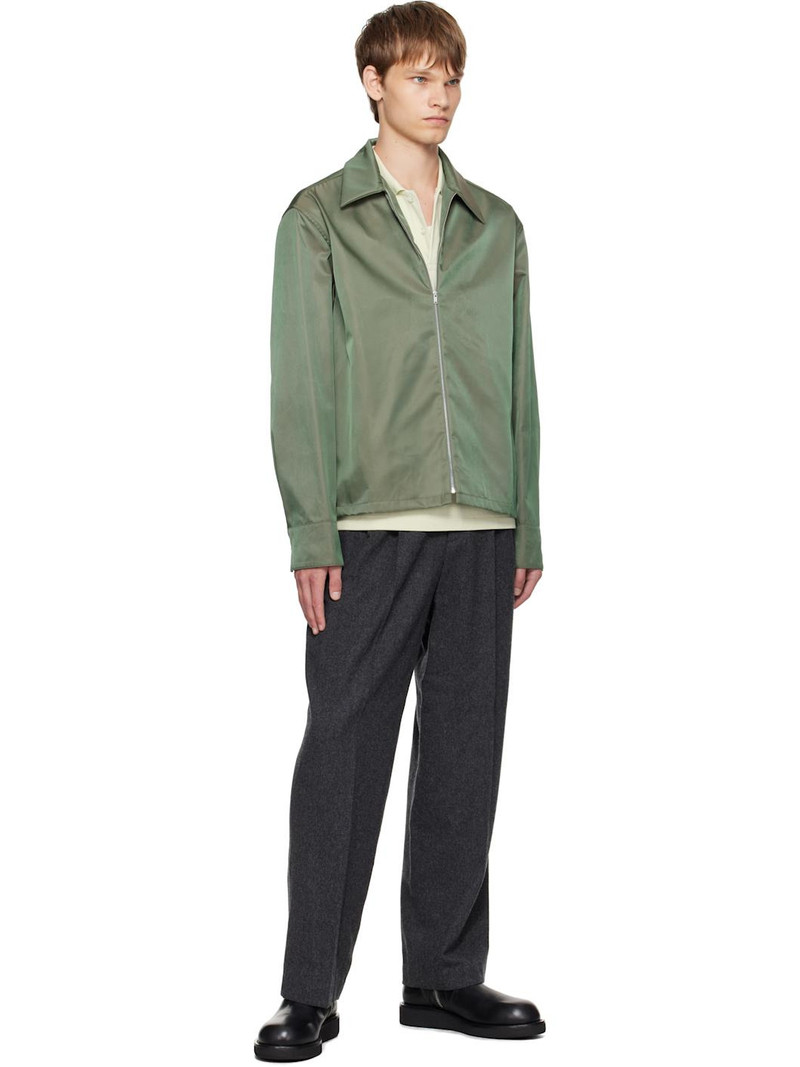 Jil Sander Green Zip Jacket outlook