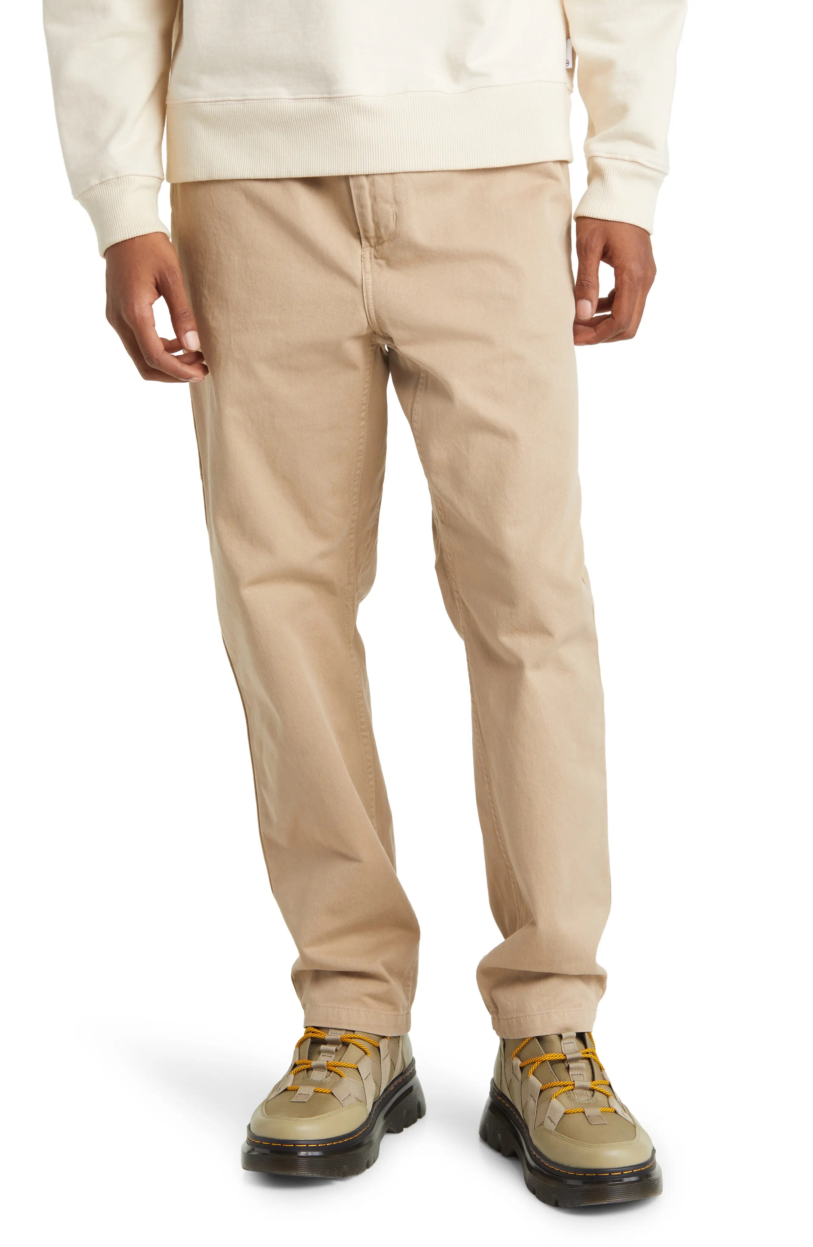 Flint Straight Leg Twill Pants - 1