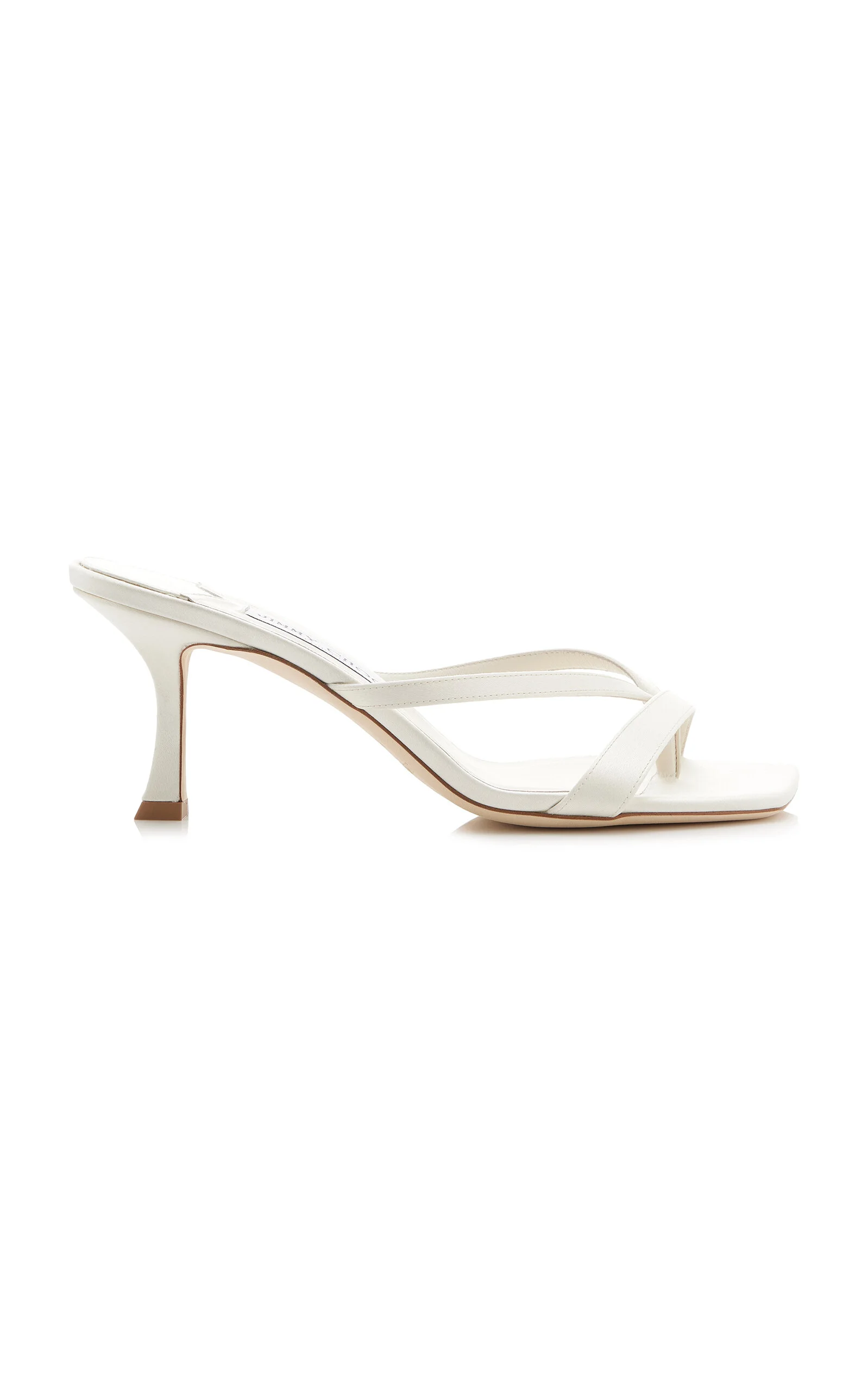 Exclusive Malie Satin Sandals ivory - 1