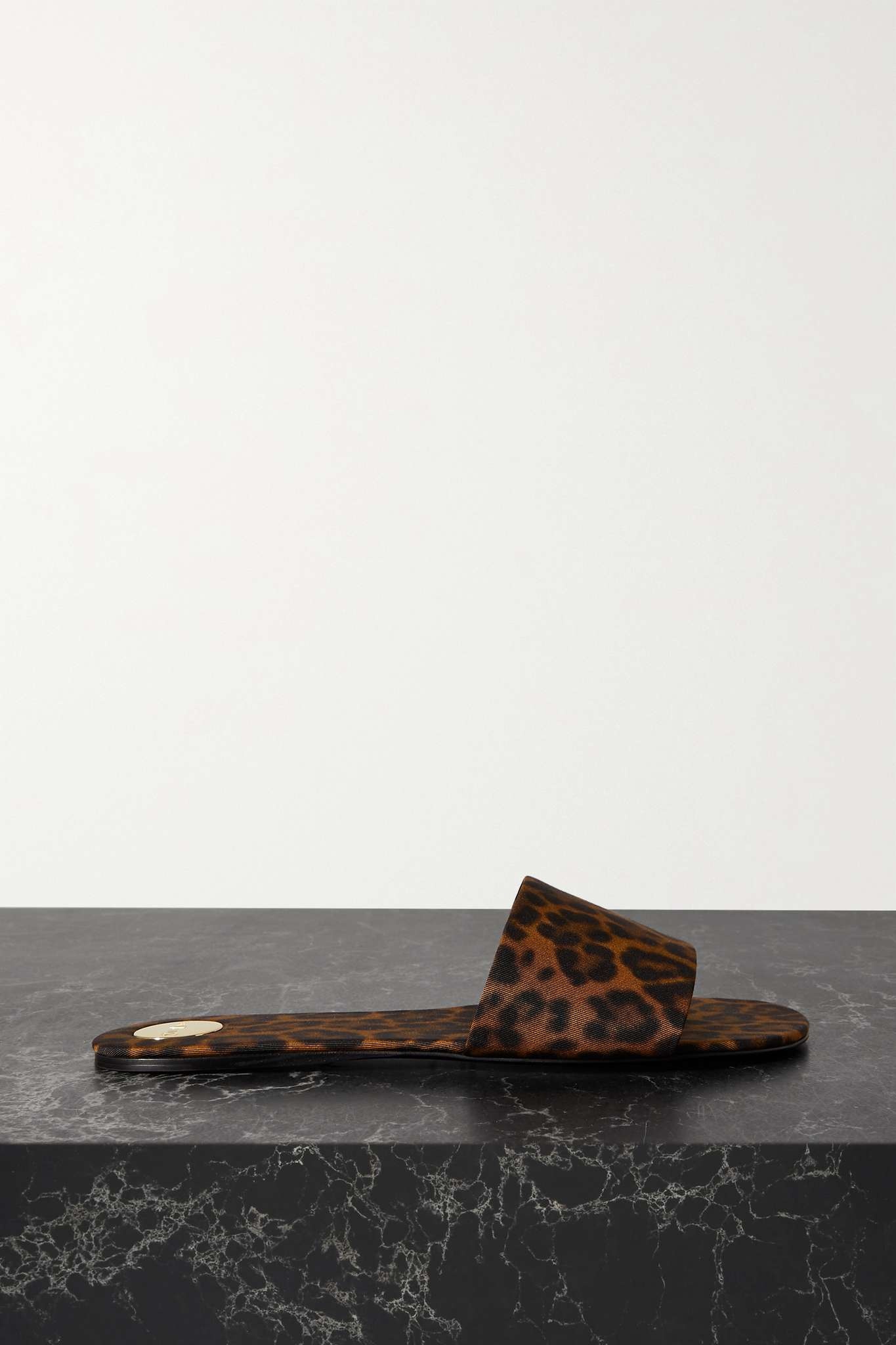 Carlyle leopard-print grosgrain sandals - 1