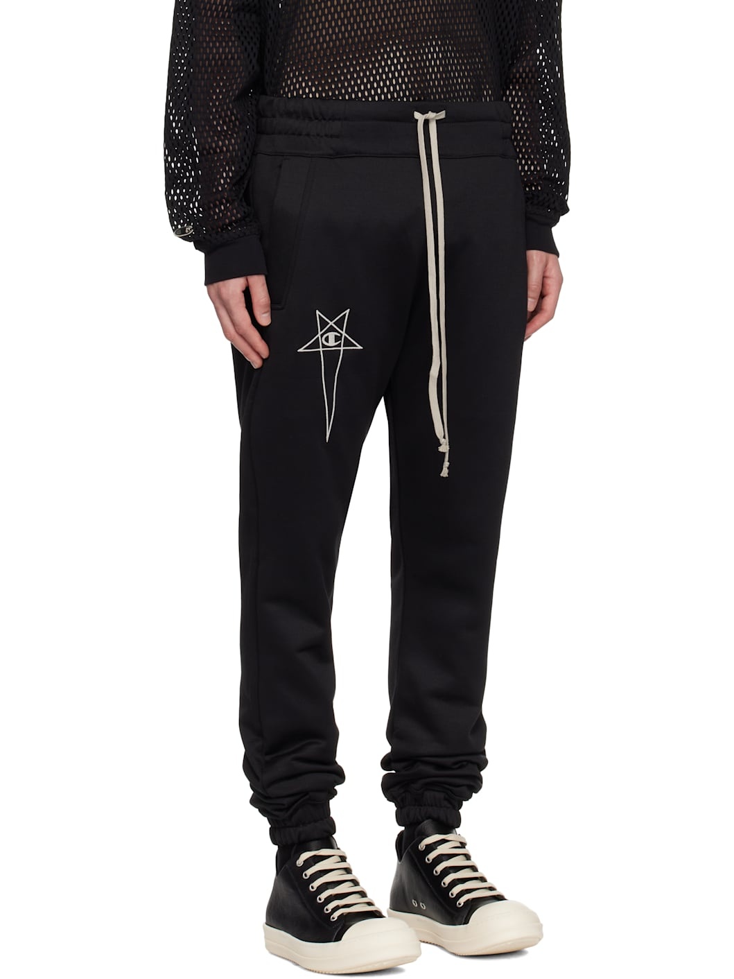 Black Champion Edition Joggers Sweatpants - 2