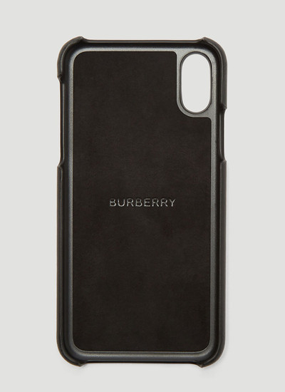 Burberry TB Monogram iPhone X Case outlook