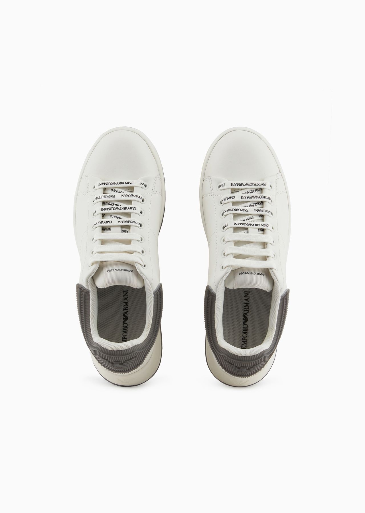 Leather sneakers with contrasting rubber back - 3