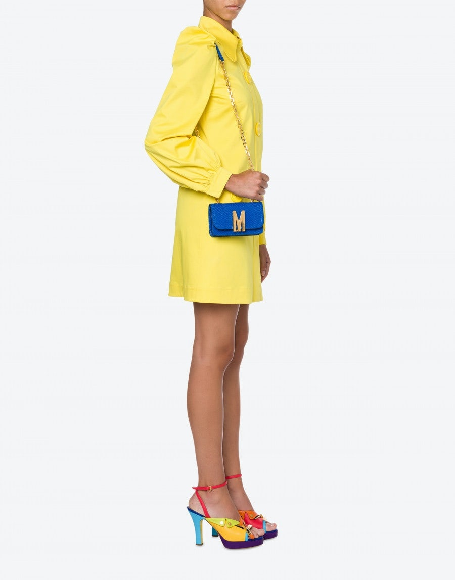 MINI SHOULDER M BAG WITH PYTHON PRINT - 5