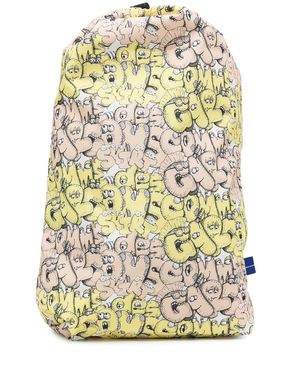 x Kaws logo print backpack - 1