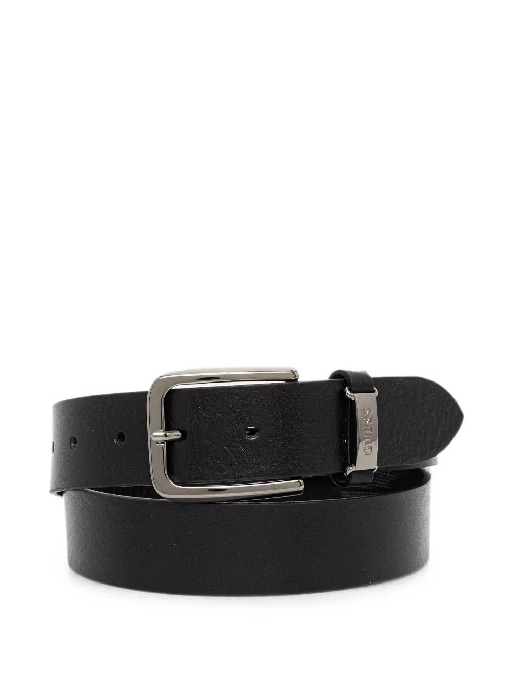 logo-plaque buckle belt - 1