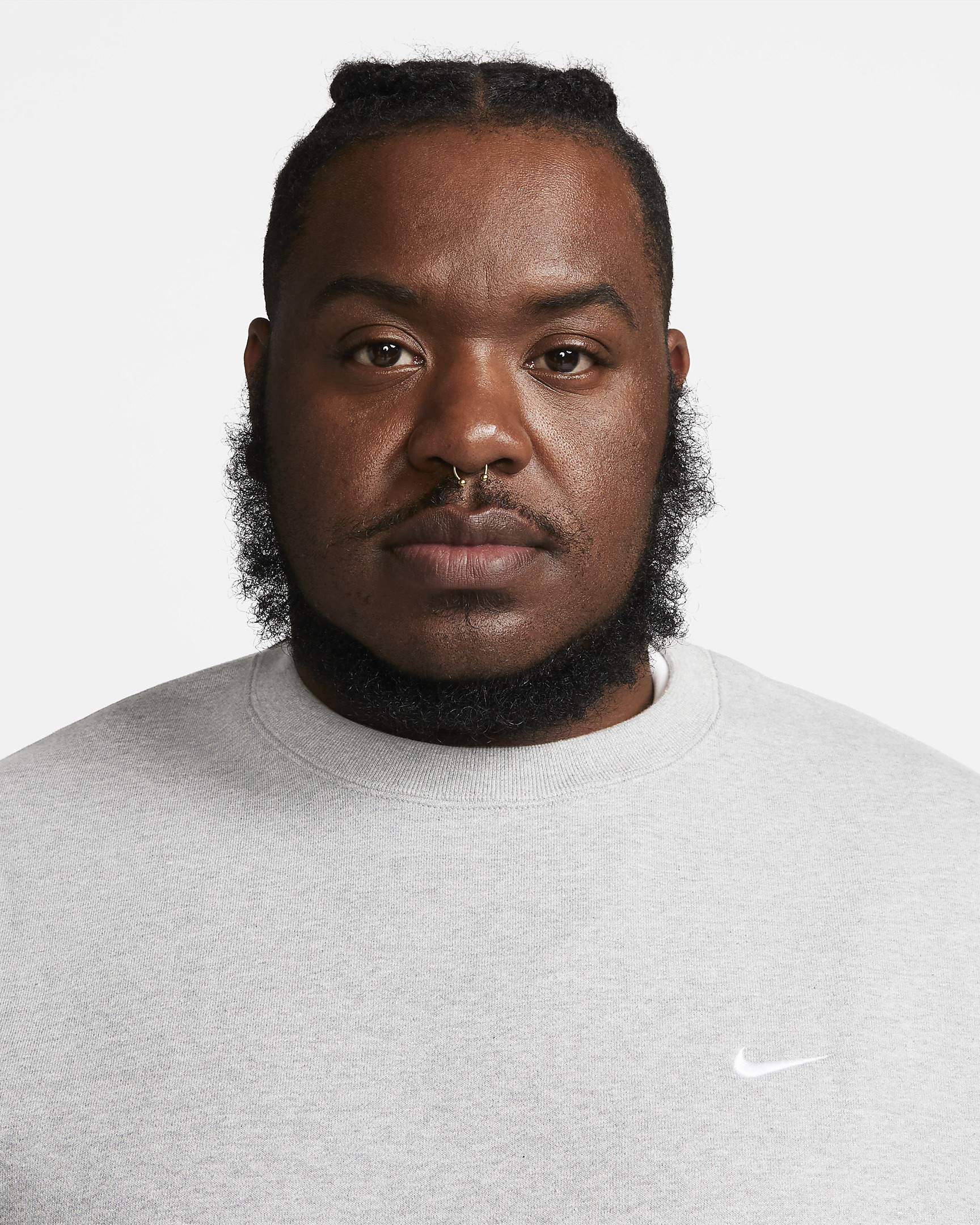 Nike Solo Swoosh Men's Fleece Crew - 7